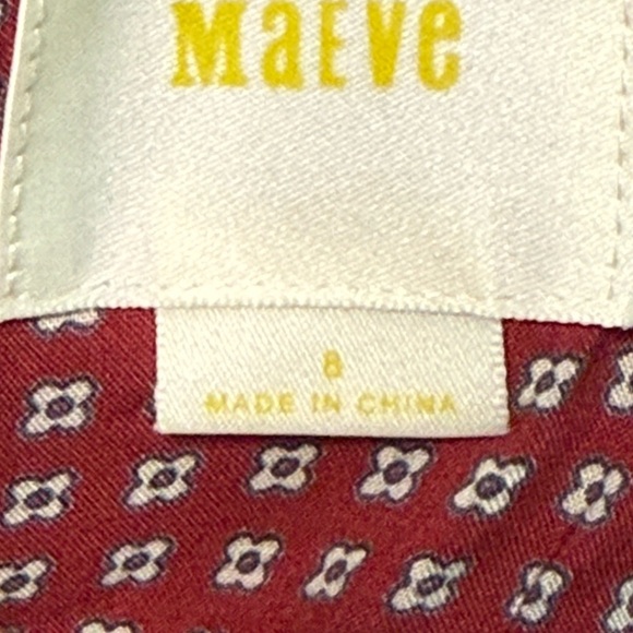 Maeve Red Halter Jumpsuit with Wide-Leg Design NWT - Picture 3 of 9